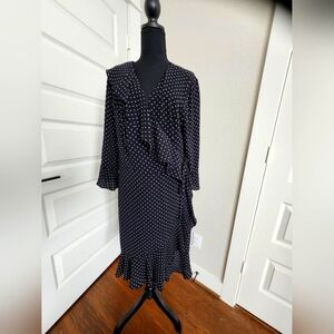 Adrianna Papell polka Dot Career Dreaa 16W